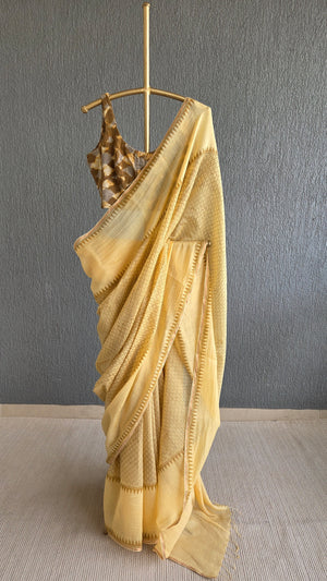 Punchiri | KAUTHUKA Handwoven Silk Cotton Saree