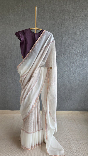 Punchiri | UTSAVA Handwoven Silk Cotton Saree