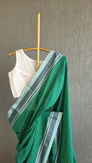 'AMARJA' Handwoven Ilkal Silk Pallu Saree