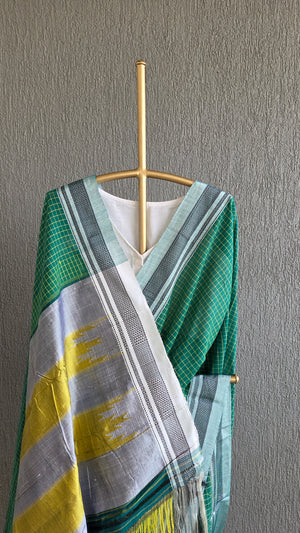 'AMARJA' Handwoven Ilkal Silk Pallu Saree