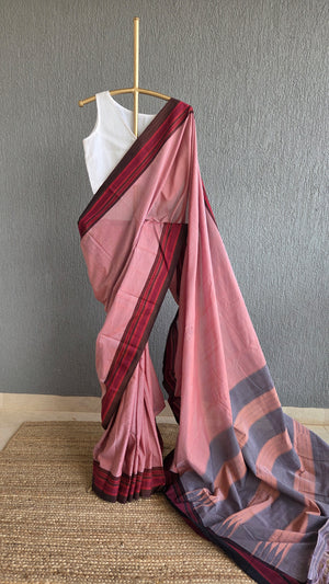 'NETRAVATI' Handwoven Ilkal  Cotton Saree