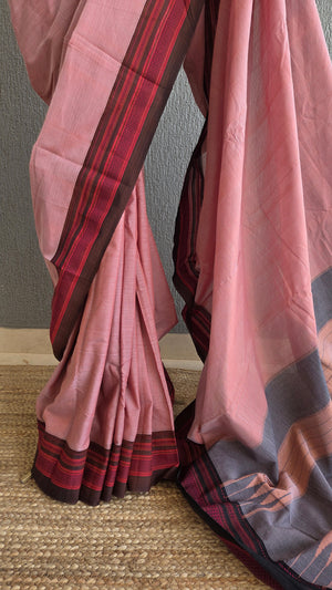 'NETRAVATI' Handwoven Ilkal  Cotton Saree