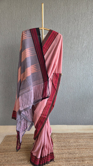'NETRAVATI' Handwoven Ilkal  Cotton Saree