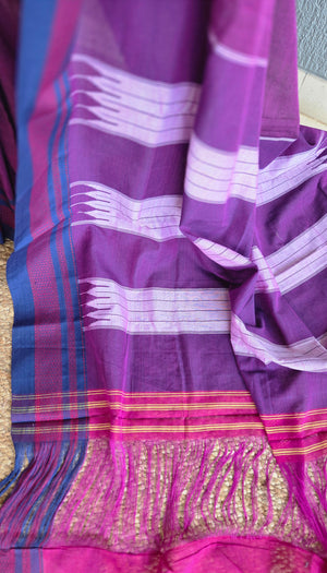 'GHATAPRABHA' Handwoven Ilkal  Cotton Saree
