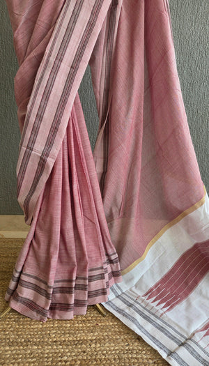 'VENGAYYANA' Handwoven Ilkal  Cotton Saree