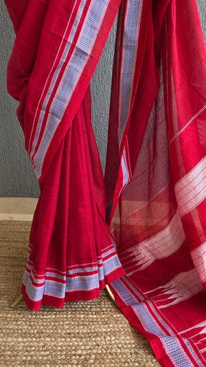'MALAPRABHA' Handwoven Ilkal  Cotton Saree