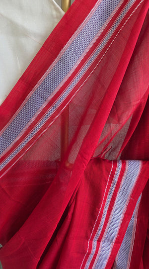 'MALAPRABHA' Handwoven Ilkal  Cotton Saree