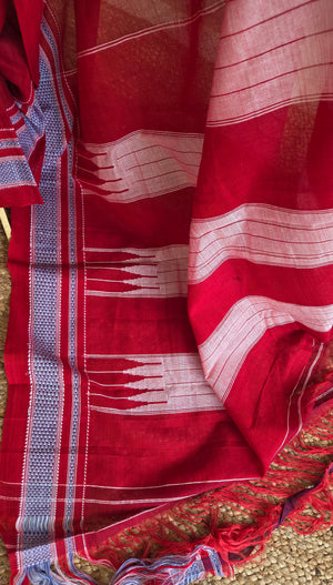 'MALAPRABHA' Handwoven Ilkal  Cotton Saree