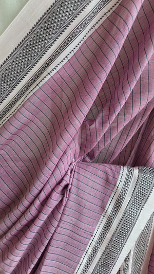 'YAGACHI' Handwoven Ilkal Silk Pallu Saree