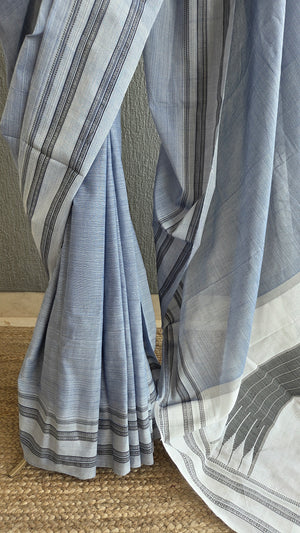 'DORAIKERE' Handwoven Ilkal  Cotton Saree
