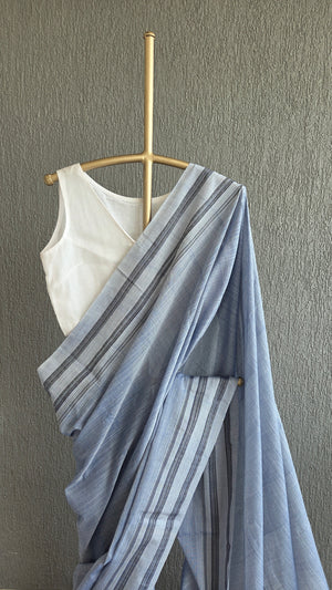 'DORAIKERE' Handwoven Ilkal  Cotton Saree