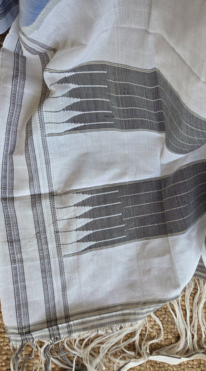 'DORAIKERE' Handwoven Ilkal  Cotton Saree