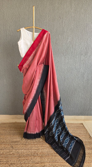'INTERFERENCE' Handwoven Pochampally Ikat Cotton Saree