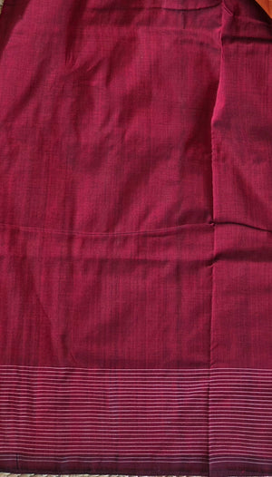 'VISUAL TEMPERATURE' Handwoven Pochampally Ikat Cotton Saree