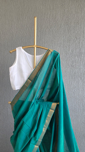 'CHARUSMITA' Handwoven Mangalagiri Cotton Saree