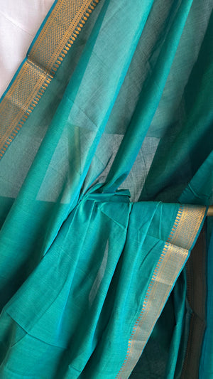 'CHARUSMITA' Handwoven Mangalagiri Cotton Saree