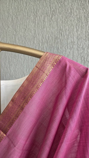 'HRIDIKA' Handwoven Mangalagiri Cotton Saree