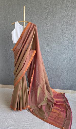 'BHAVISHA' Handwoven Mangalagiri Cotton Saree