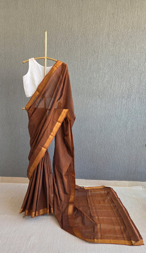 'GAURIMA' Handwoven Mangalagiri Cotton Saree
