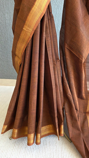 'GAURIMA' Handwoven Mangalagiri Cotton Saree