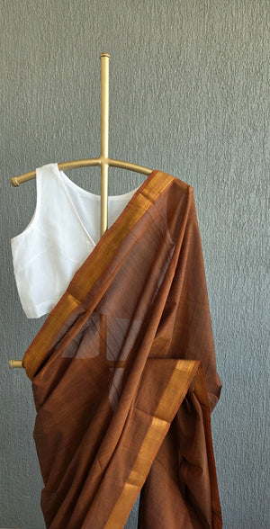 'GAURIMA' Handwoven Mangalagiri Cotton Saree