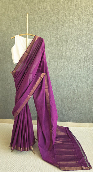 'BHANUMATHI' Handwoven Mangalagiri Cotton Saree