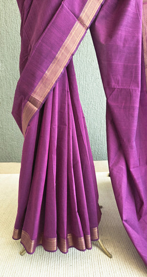 'BHANUMATHI' Handwoven Mangalagiri Cotton Saree