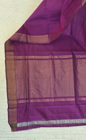 'BHANUMATHI' Handwoven Mangalagiri Cotton Saree