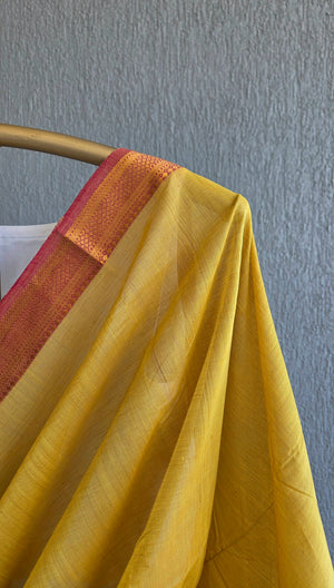 'VAIJAYANTI' Handwoven Mangalagiri Cotton Saree