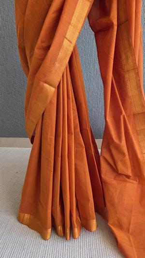 'VASUNDHARA' Handwoven Mangalagiri Cotton Saree