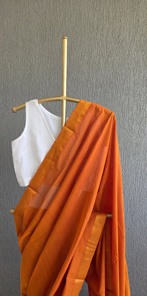 'VASUNDHARA' Handwoven Mangalagiri Cotton Saree