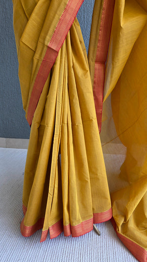 'CHINNARI' Handwoven Mangalagiri Cotton Saree