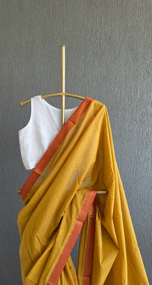 'CHINNARI' Handwoven Mangalagiri Cotton Saree