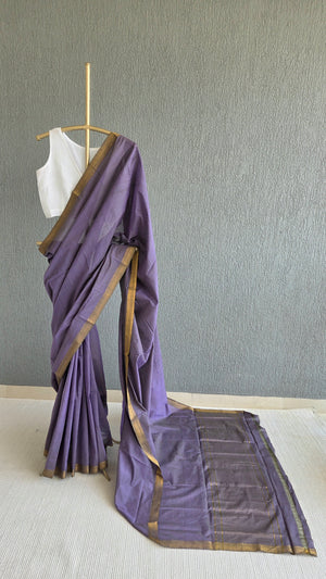 'BHAMINI' Handwoven Mangalagiri Cotton Saree