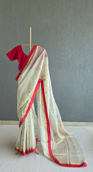 'DAKSAYANI' Handwoven Chanderi saree