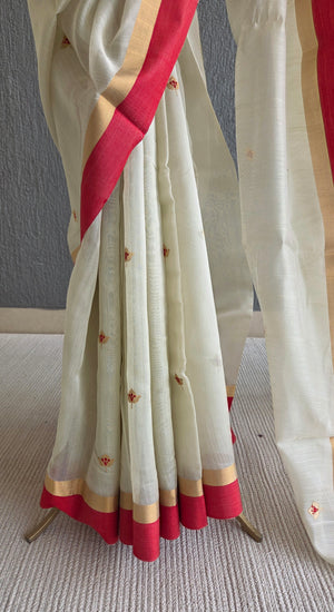 'DAKSAYANI' Handwoven Chanderi saree