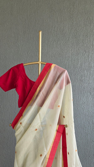 'DAKSAYANI' Handwoven Chanderi saree