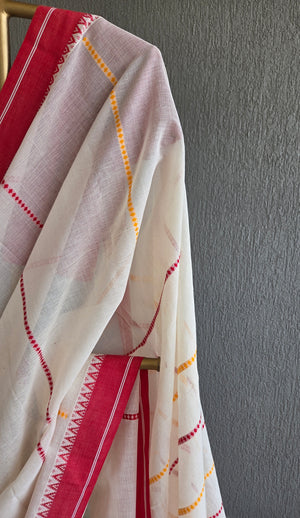 'MANGALYA' Handwoven Begumpuri Cotton Saree