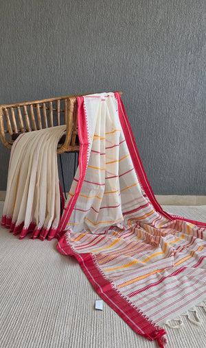 'MANGALYA' Handwoven Begumpuri Cotton Saree