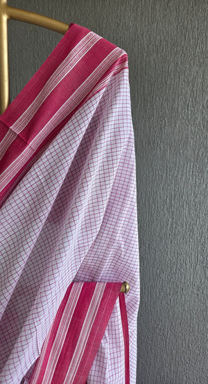 'ABHAYA' Handwoven Ilkal Silk Pallu Saree