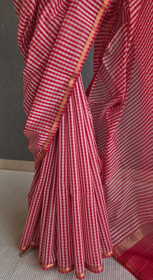 'NARMADA' Handwoven Silk-Cotton Maheshwari Saree