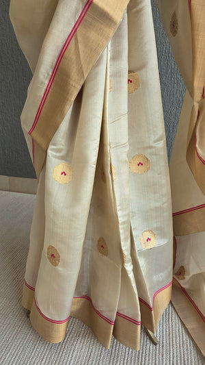 'YASHASVI' Handwoven Silk Chanderi Saree
