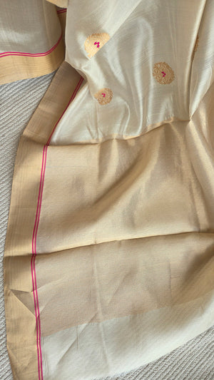 'YASHASVI' Handwoven Silk Chanderi Saree