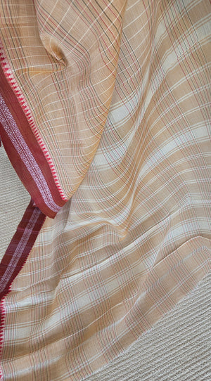 'KAMAKSHI' Handwoven Cotton Narayanpet Saree