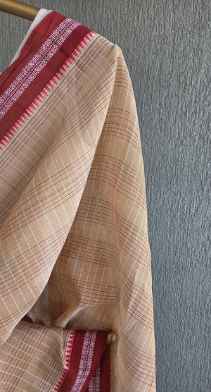 'KAMAKSHI' Handwoven Cotton Narayanpet Saree