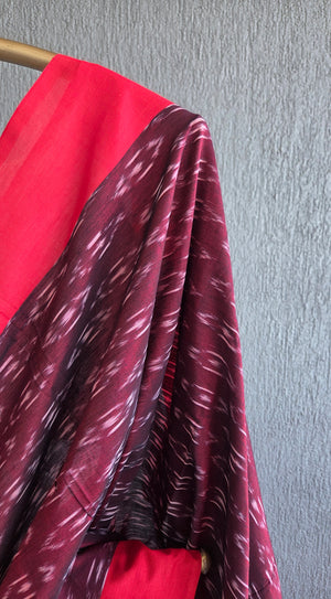 ‘SHANKARI’ Handwoven Pochampally Ikat Cotton Saree