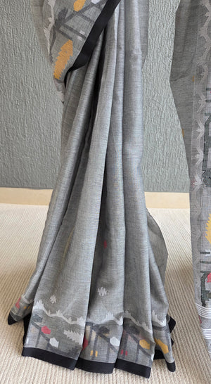 'CHINMAYI' Handwoven Cotton Jamdani Saree