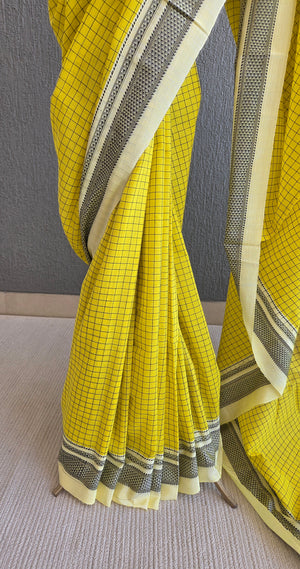 'PANCHAGANGAVALLI' Handwoven Ilkal Silk Pallu Saree