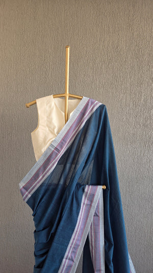 'PENNA' Handwoven Ilkal Silk Pallu Saree