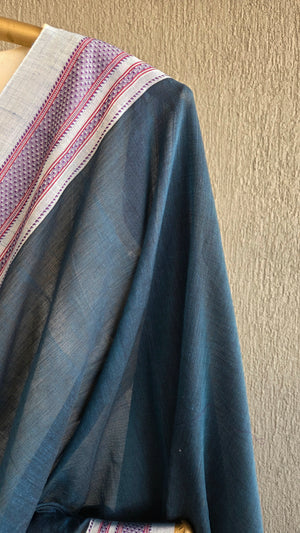 'PENNA' Handwoven Ilkal Silk Pallu Saree